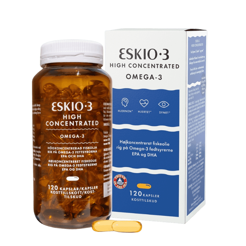 Midsona Eskio-3 High Concentrated omega-3 120 kapsler